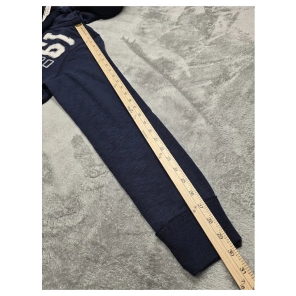 Aeropostale Zip-Up Hoodie Mens Medium Blue Front Logo NWT‎ - Picture 5 of 11
